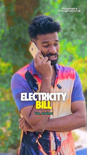 Electricity Bill Now 😱 | #shorts #funny #malayalamcomedy | Abishek's Imaginations