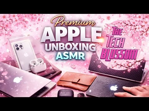 Unboxing Aesthetic Apple Accessories ☁️✨ | #asmr #apple #unboxing #tech 