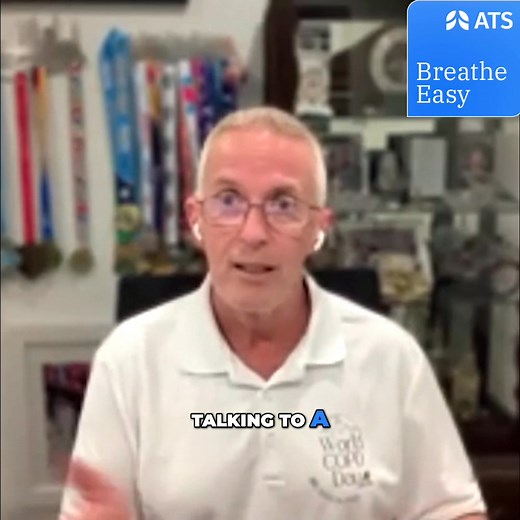 Exercise is key to managing COPD symptoms. As World COPD Day approaches on Nov. 19, COPD advocate Russell Winwood explains the importance of movement and community for those who live with this lung condition. Hear Winwood discuss his journey and advocacy with fellow guest Rachel Evans, MD, University of Leicester, and host Amy Attaway, MD, Cleveland Clinic, on the ATS Breathe Easy podcast. Watch the full episode now or tune in wherever you listen to podcasts: https://www.youtube.com/watch?v=cETC