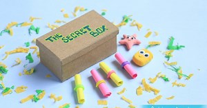 MINI caja SECRETA de BOB ESPONJA  📦 Plantilla GRATIS 📦 Amor y amistad
