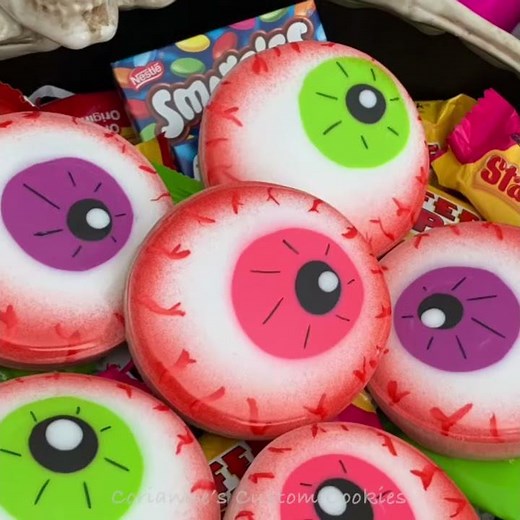 Spooky Eyeball Sugar Cookies