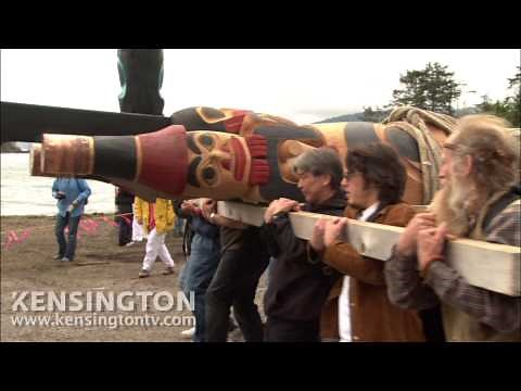 David Suzuki participates in Totem Pole Raising Ceremony in Haida Gwaii (The Sacred Balance excerpt)