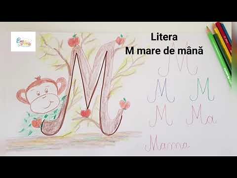 Ora de scriere - Litera M mare de mână