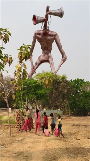 The kids were taken by Siren Head 🚨😱 #sirenhead #aianimation #horror #exophobia #shortvideo #shorts