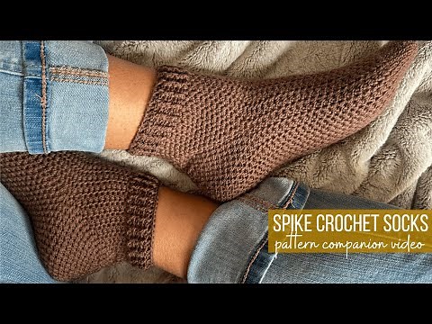Spike Sock | Crochet Pattern Tutorial