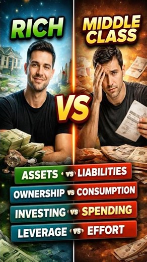 Rich vs Middle Class (10 Brutal Differences)