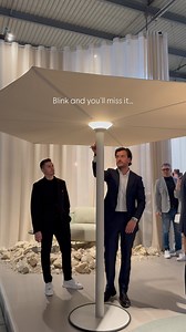 12K views · 28K reactions | An outdoor umbrella that vanishes into its own form. Minimal footprint, maximum elegance. Designed to disappear — until you need it. And opens fully upward, no need to step aside. #royalbotania #interiordesign #outdoordesign #hypeproject #housedesign #highendinteriors #design #premiumfurniture #milandesignweek #isaloni2025 #salonedelmobile #royalbotania #royalbotaniafurniture #trending #reels #viralvideos | Hype Project | Facebook