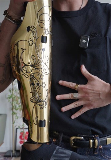 Accessorizing with My Prosthetic Leg: Gold Jewelry Collection