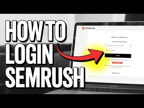 How to Login to SEMrush – Manage SEO and PPC Tools