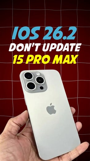 Don’t Update iOS 26.2 Update in Your IPhone 15 Pro Max #iphoneupdates #vipmanishgaming #ios26