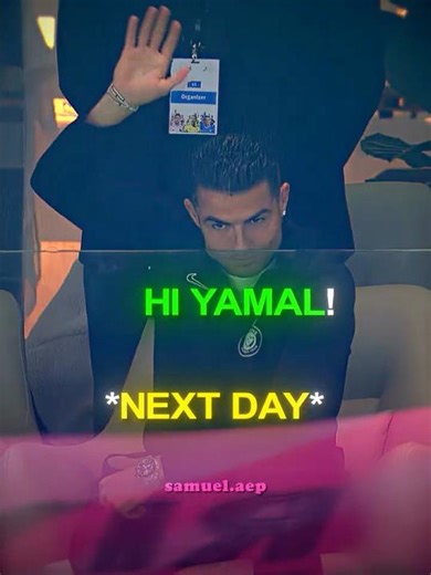 Yamal Copied Ronaldo's Celebration 🤯🔥