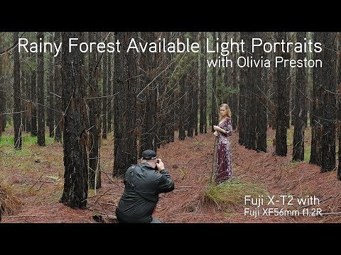 Rainy Forest Natural Light Shoot with Olivia Preston