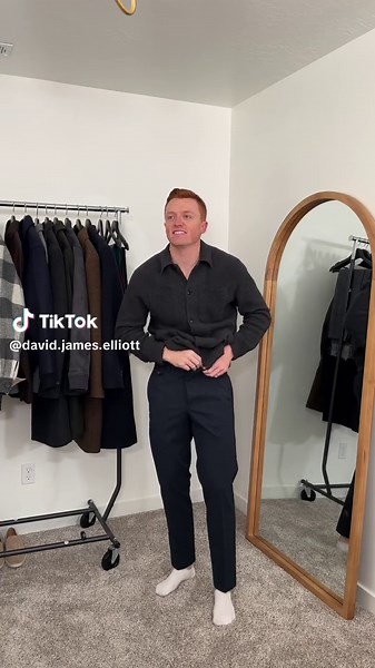 Something a bit more elevated than my usual - but whether you're headed to church or a nice family dinner, this could be a great way to stay warm, and look festive and stylish! #mensfashion #mensstyle #menschristmasoutfits #mensstyleguide #smartcasual #elevatedcasual