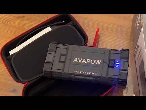 AVAPOW Car Battery Jump Starter Portable,3000A Peak 23800mAh,12V Jump Boxes for Vehicles