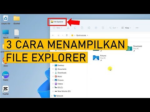 3 Cara Menampilkan File Explorer di Windows 10 / 11 serta Pasangkan ke Taskbar