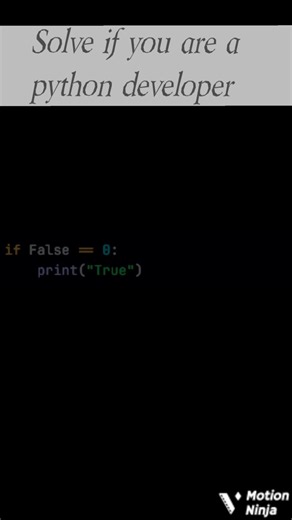 if False equals 0 then what 😳 #viral #trending #100daysofcode #python #coding #codingnewbie
