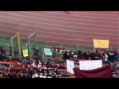 AS ROMA STADIO OLIMPICO DISTINTI SUD INNO INZIALE ROMA-MILAN 22/12/2012 HD