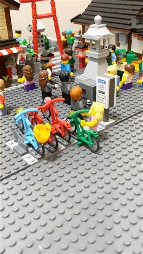 [レゴ Lego MOC] (自転車駐輪場 Bicycle Parking - 02 ) #レゴ #lego #legomoc #legocitymoc