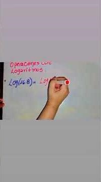 operaciones con logaritmos #logaritmos #matematica #los profesvye #problemasdematematicas