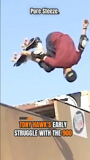💨 The Impossible TRICK: Tony Hawk's Early Struggle with the 900