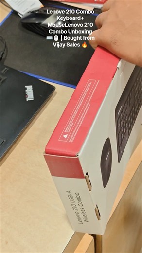 Lenovo 210 Combo Unboxing ⌨️+🖱️ | Bought from Vijay Sales🔥1.5k@lenovoindia @vijaysalesstore