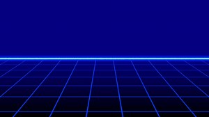 Download Retro Futuristic Blue Grid Background Animation for free
