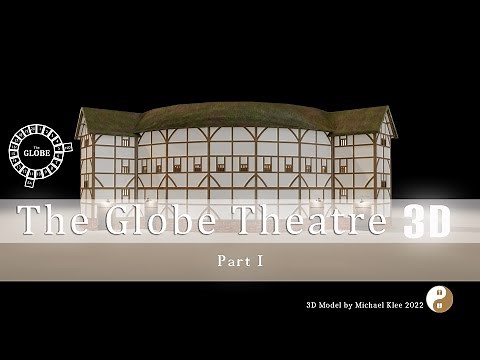 THE GLOBE Theatre 1599/1613 - Elizabethan Theatre - Shakespeare Theatre - 3D Model - PART 1/Layout