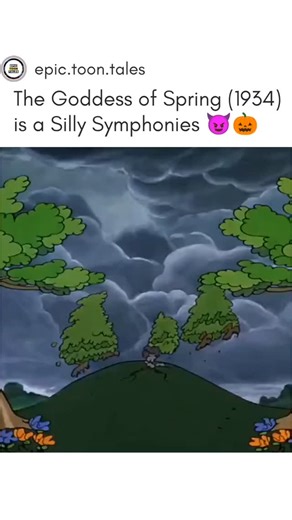 Epic.Toon.Tales on Instagram: "The Goddess of Spring” — proof that even vintage toons had drama, beauty, and chills 👑🔥 #EpicToonTales #SillySymphony #CartoonClassics #RetroCartoons #VintageToons #ToonLegends #OldSchoolToons #ClassicAnimation #CartoonReels #DisneyHistory #GoldenAgeToons #1930sanimation"