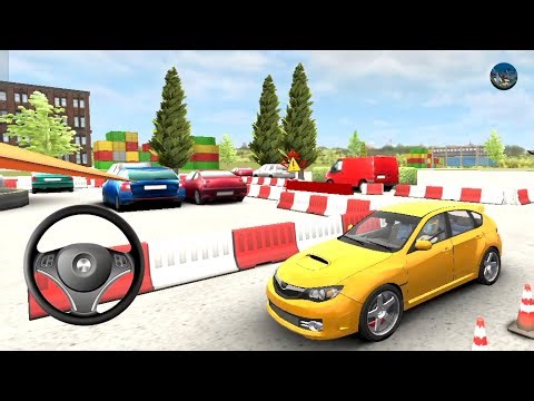Training Car Game Gameplay | Car Driving School & Parking Practice Simulator