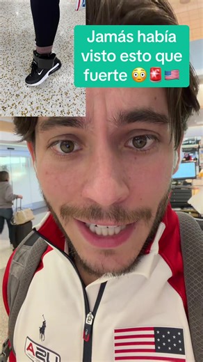 Jamás había visto algo así viajando por avión dentro de Estados Unidos 😳