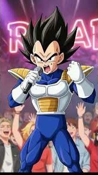 Goku vs Vegeta Rap Battle #Goku #Vegeta #RapBattle #AnimeRap #comedy #shortsvideo