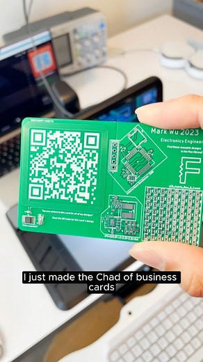 18K views · 162 reactions | Behind the scenes of the PCB Business card  You can fork and modify it as you like at the link in our bio! Video by our EE Advocate, Mark Wu. #pcb #electronicengineering #circuits #electronics #arduino #businesscard #nfc | Flux | Facebook