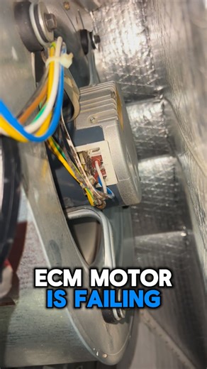 Sascha | Blue-collar | HVAC Service Tech on Instagram: "How do you troubleshoot ECM motors? First step in any troubleshooting procedure is breaking down the components and verifying individual operation. With an ECM motor you have additional variables such as line voltage, control voltage, motor, board, etc. When seeing an issue I usually start by visual inspection and measuring amp draw if the motor is spinning. Then I verify line voltage and ensure control voltage is present. If you have all o