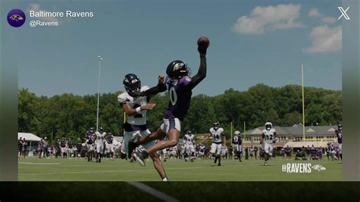 DeAndre Hopkins makes one-handed TD catch at Ravens practice | 'Inside Training Camp Live'
