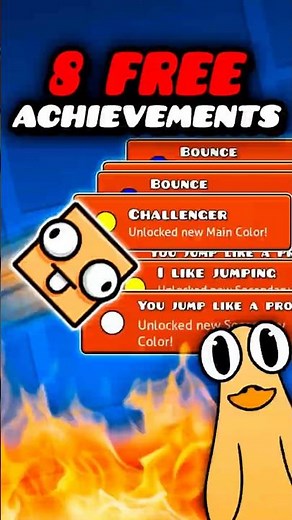 This Level Gives 8 Free Achievements! #geometrydash
