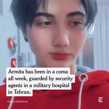 48K views · 374 reactions | Security camera footage shows a 16-year-old girl, her hair uncovered, being dragged out of a subway car in Tehran on Sunday. She was unconscious on the train platform. It has fueled accusations that agents enforcing Iran’s dress code must have harmed her. https://nyti.ms/3ZIVZ6t | The New York Times | Facebook