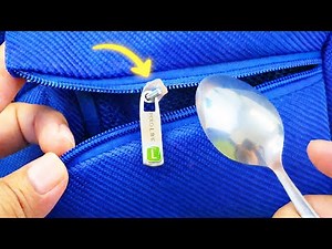 ✅Just 1 minute! This zipper repair trick will save you money!