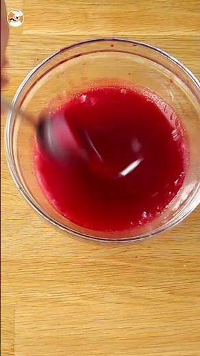 3-ingredient raspberry mousse! 🍓