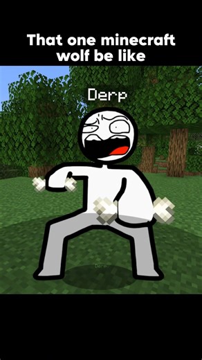 Derp on Instagram: "They refuse to be tamed 💀🙏 #minecraft #memes #minecraftmemes #animation"
