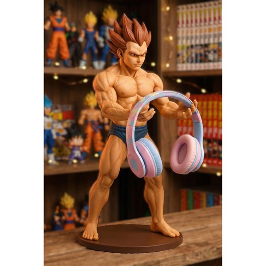 Anime Style Headphone Holder STL – Cute Muscle Character Headset Stand | 3D Printable Desk & Gaming Decor - Etsy