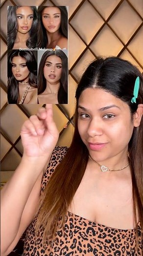 Bombshell makeup tutorial🤎#makeuptutorial #ashortaday #youtubeshorts #makeup