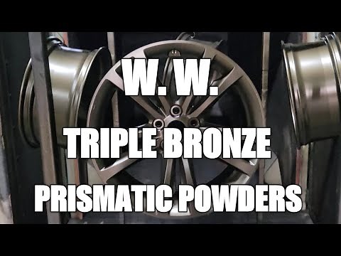 Coating Wheels in Triple Bronze From Prismatic Powders