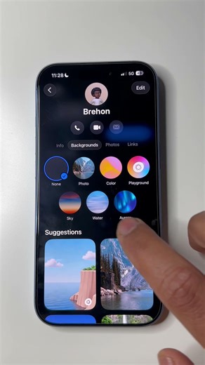 Still Using Default iMessage Background? Change This Now (iOS 26) #imessage