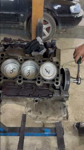 Piston Pressure Test — Watch the Paper Explode! #automobile #mechanic