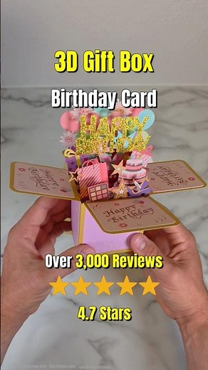 3D Pop-Up Birthday Card That Wows – Top Rated Birthday Card