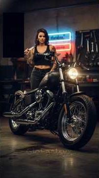 Custom Harley Davidson Bobber Build • #harleydavidson #bike #shorts