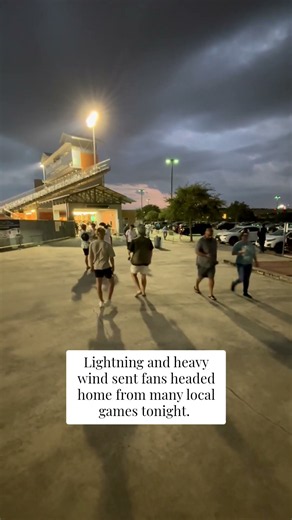 Storms blew through San Antonio, sending fans home from football games all over the area