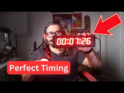 Giant Red Screen Stopwatch Timer For Sports Training