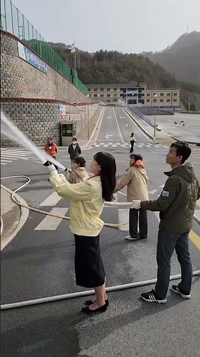 소화전 관창사용법 실전 체험