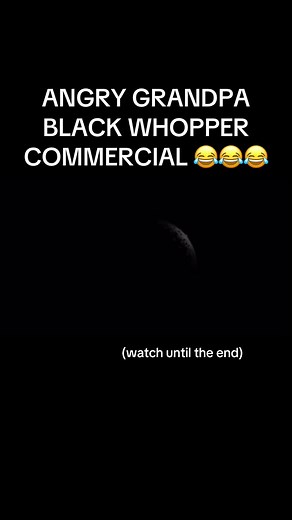 Angry Grandpa Reacts to Black Whopper Commercial